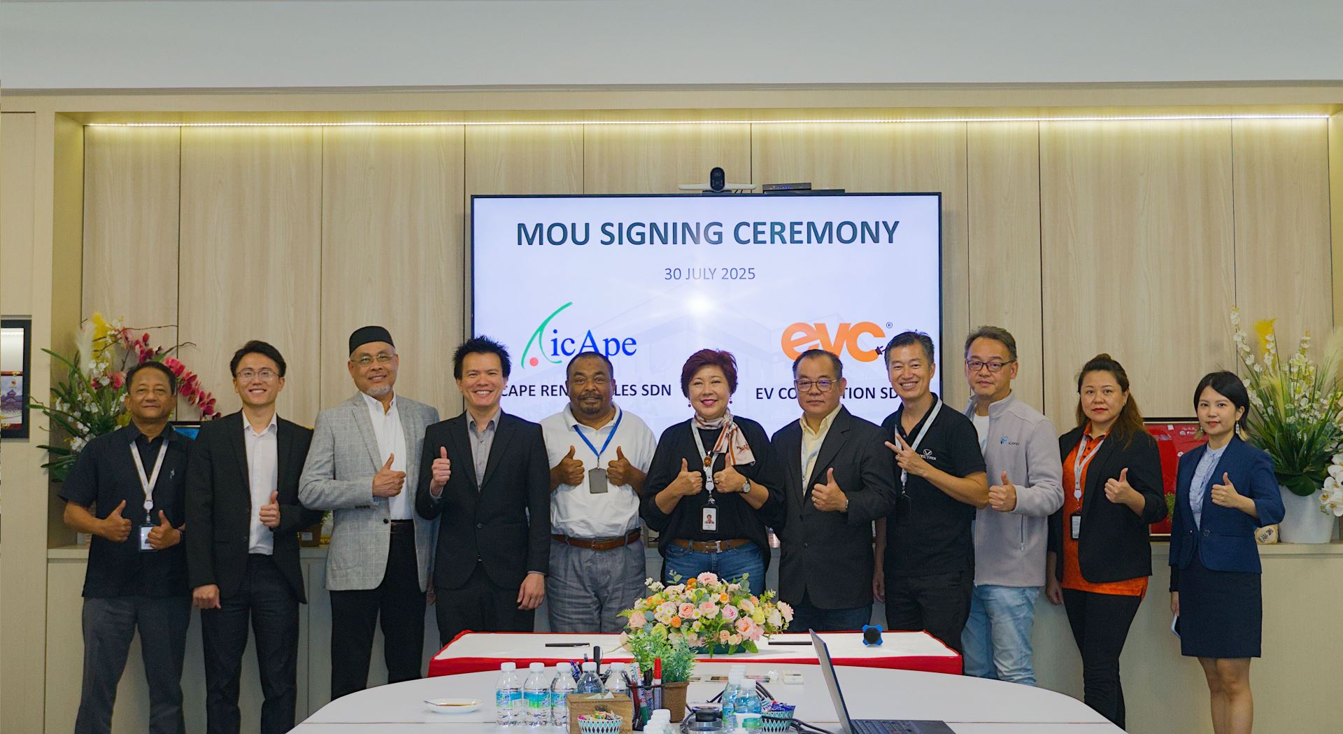 Cape EMS Signs MoU with EVC to Advance EV Charging and Solar Infrastructure in Malaysia