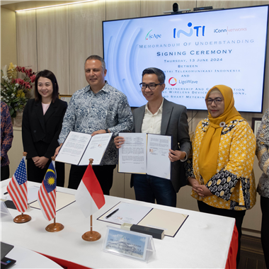 MOU Signing Ceremony Between PT INTI and LigoWave